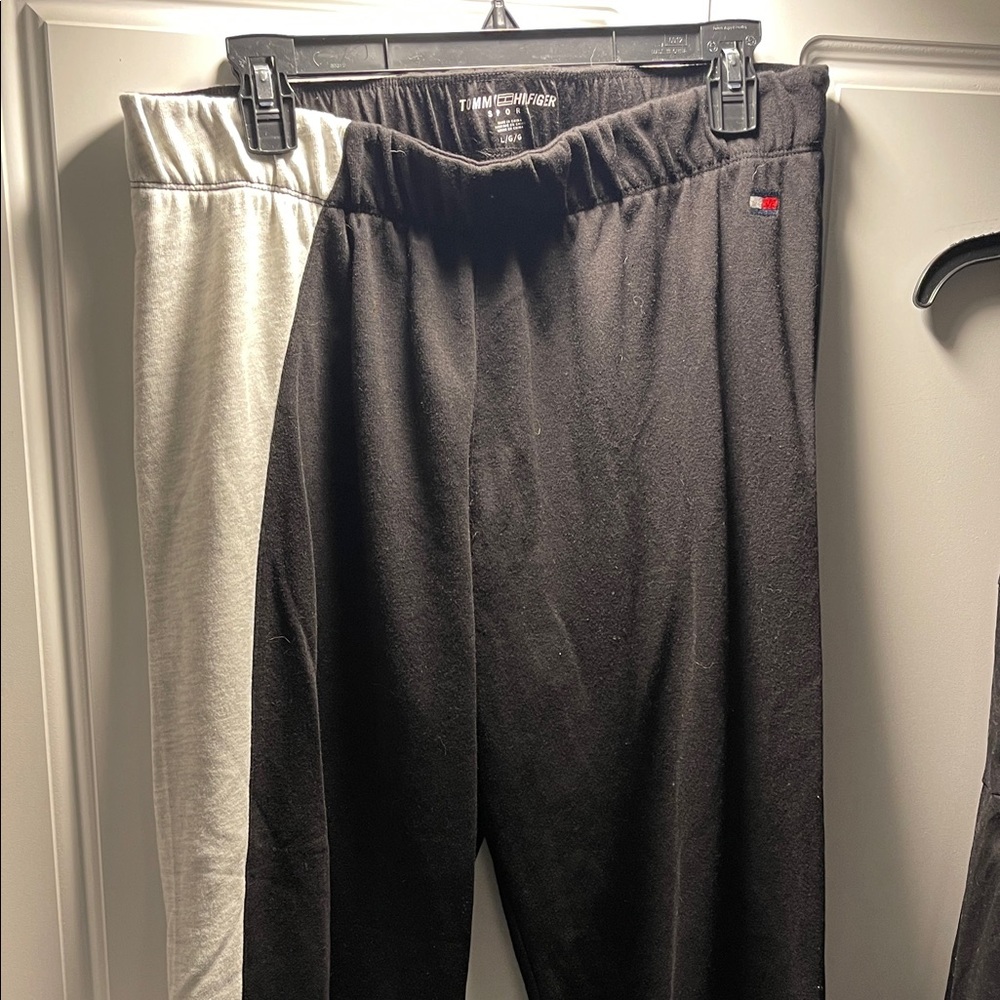 Tommy Hilfiger Two-Tone Black and White Joggers